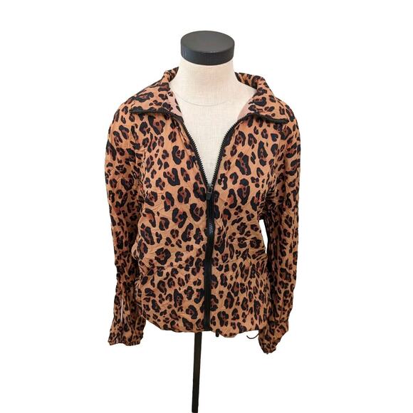 Fabletics Jackets & Blazers - Fabletics Women's Jacket Windbreaker Animal Print Full Zip Size L/XL.